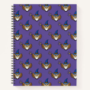 Cuaderno Cute a Merlin el Personalizado Lechuza Mago