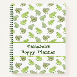 Cuaderno Cute acuarela Froas Hoppy Planner Graciosa Natural
