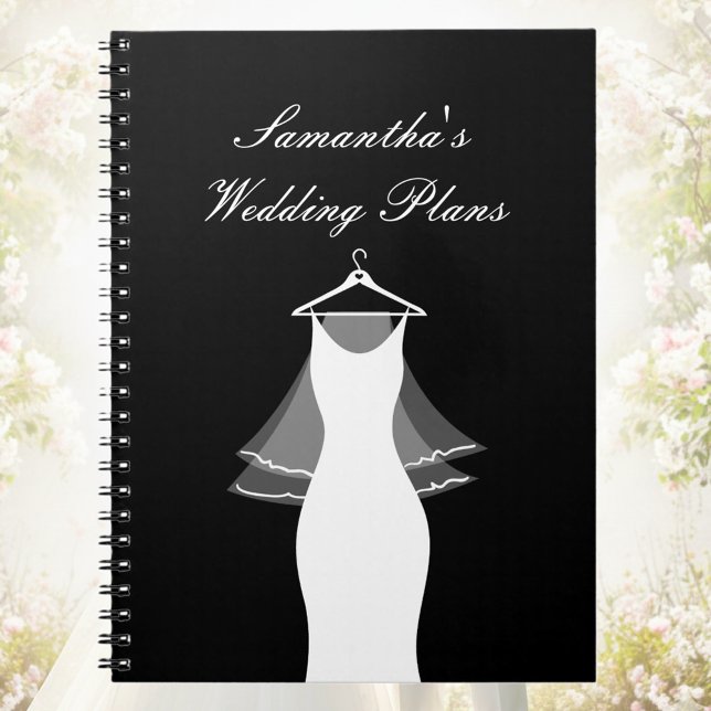 Cuaderno Cute agenda organizadora de bodas para novias (wedding plans notebook)