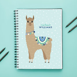 Cuaderno Cute Alpaca Personalizada