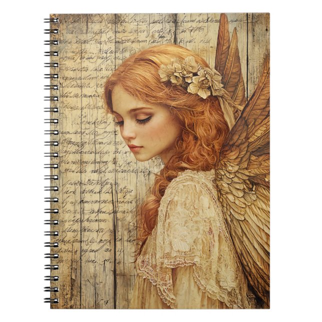 Cuaderno Cute Angel Spiral Notebook (Frente)