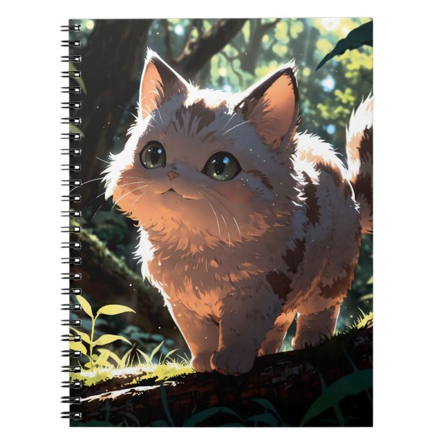 Cuaderno Cute anime cat (Frente)