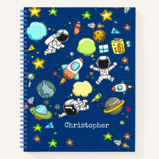 Cuaderno Cute Astronauta espacial Rockets Nombre del modelo