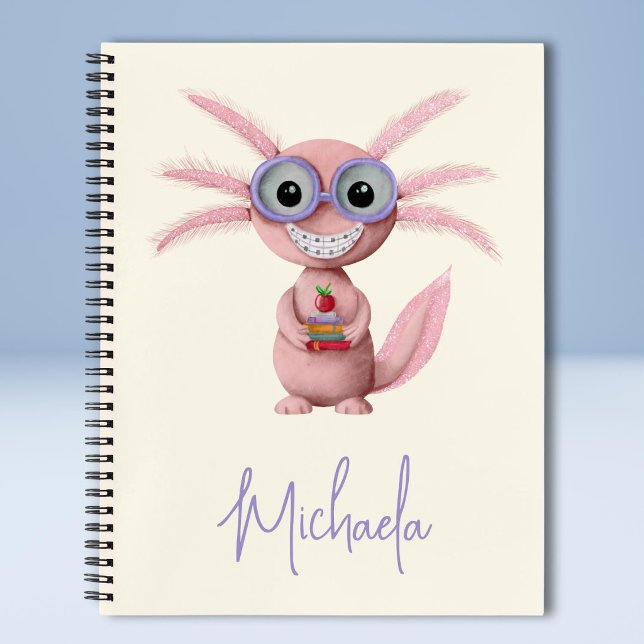 Cuaderno Cute Axolotl Personalizado  (Subido por el creador)