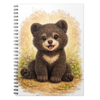 Cuaderno Cute Baby Bear Spiral Notebook Kawaii