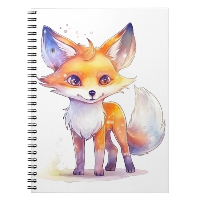 Cuaderno Cute Baby Fox Spiral Photo Notebook (Frente)
