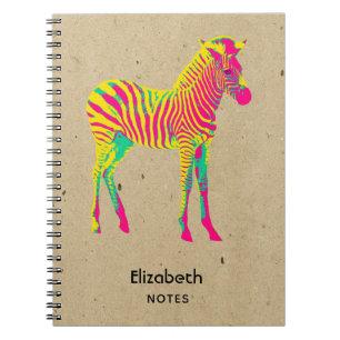 Cuaderno Cute Baby Zebra Colorful