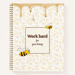 Cuaderno Cute bee honeycomb Notebook