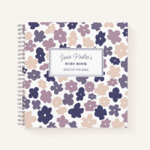Cute Boho Daisy Baby Book