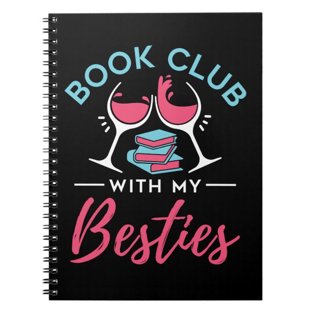 Cuaderno Cute Book Club con mis bestias (Frente)