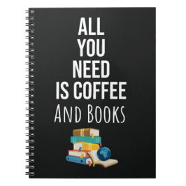 Cuaderno Cute Book Reading Gifts Coffee Quotes Lover Reader