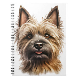 CUADERNO CUTE BROWN CAIRN TERRIER DOG