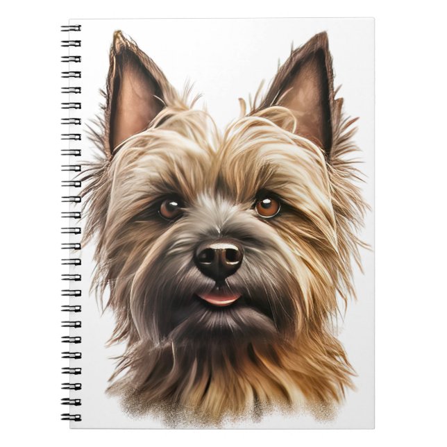 CUADERNO CUTE BROWN CAIRN TERRIER DOG (Frente)