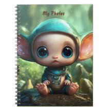 Cute Bunny Spiral Photo Notebook