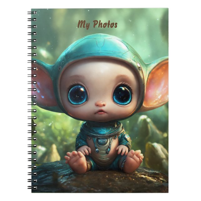 Cuaderno Cute Bunny Spiral Photo Notebook (Frente)