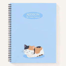 Cuaderno Cute Calico Cat Spiral Notebook