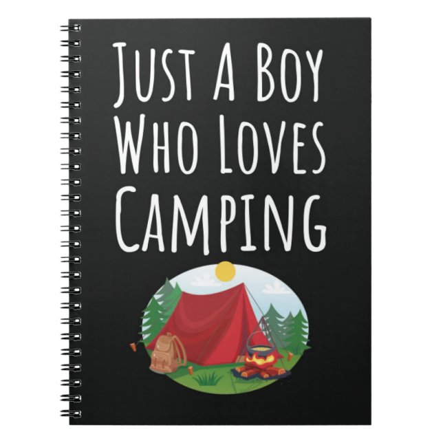 Cuaderno Cute Camping Gifts For Baby Boys Kids Camper Lover (Frente)