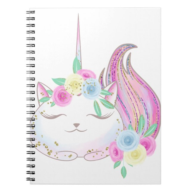 Cuaderno Cute Caticorn (Frente)