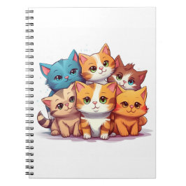 Cuaderno Cute Cats Spiral Notebook