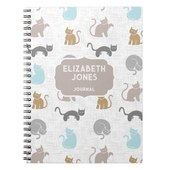 Cuaderno Cute Cats, Urban Color Palette (Frente)