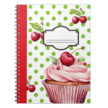 Cute Cherry Notebook