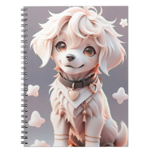 Cuaderno Cute Chibi Golden Retriever Puppy