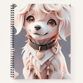 Cuaderno Cute Chibi Golden Retriever Puppy