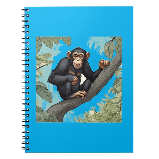 Cuaderno Cute Chimpanzee (Frente)
