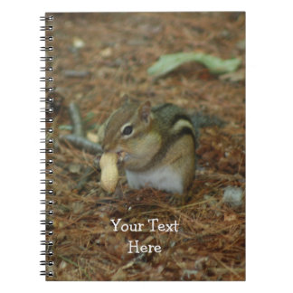 Cuaderno Cute Chipmunk Con Portátil De Animales De Nueces