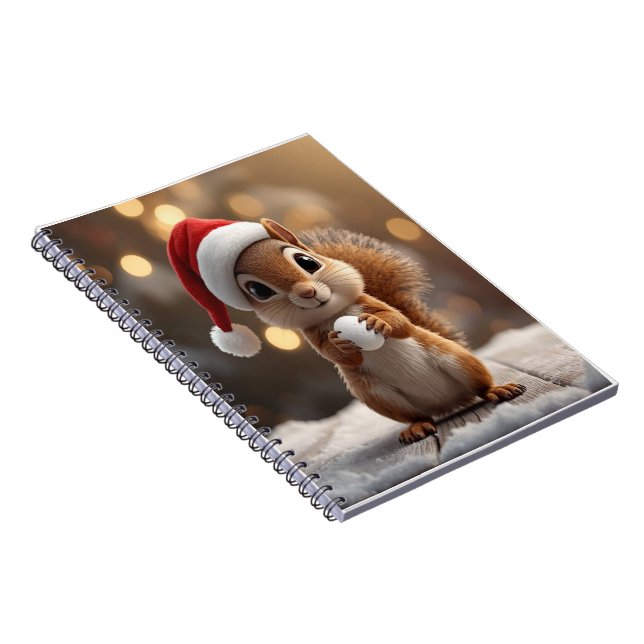 Cuaderno Cute Christmas Squirrel Girls Notebook (Lado Derecho)
