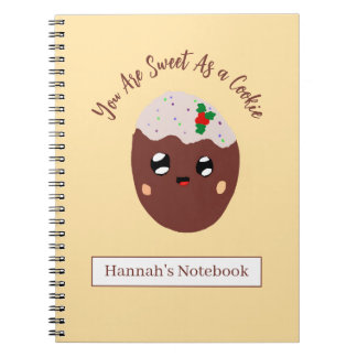 Cuaderno Cute Cookie Personalized