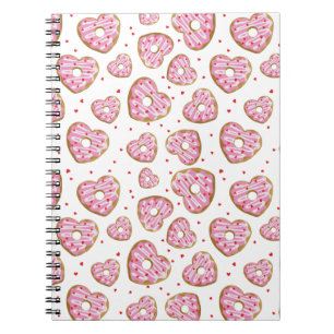 Cuaderno Cute Cookies de Corazón Rosa