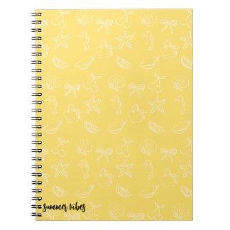 Cuaderno Cute Coquette Bows and Cherries Pattern Notebook