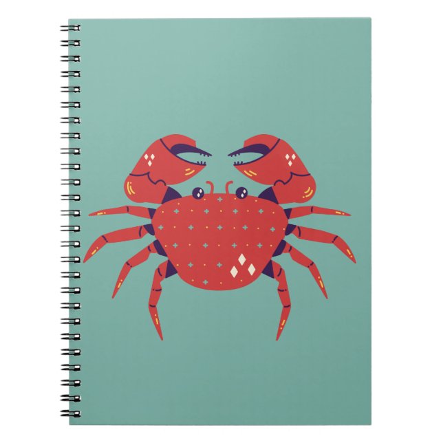 Cuaderno Cute Crab Notebook (Frente)