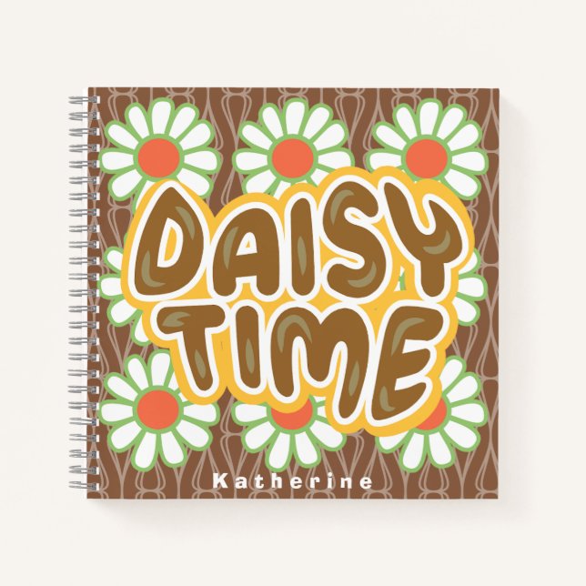 Cuaderno Cute Daisy Time Boho (Anverso)