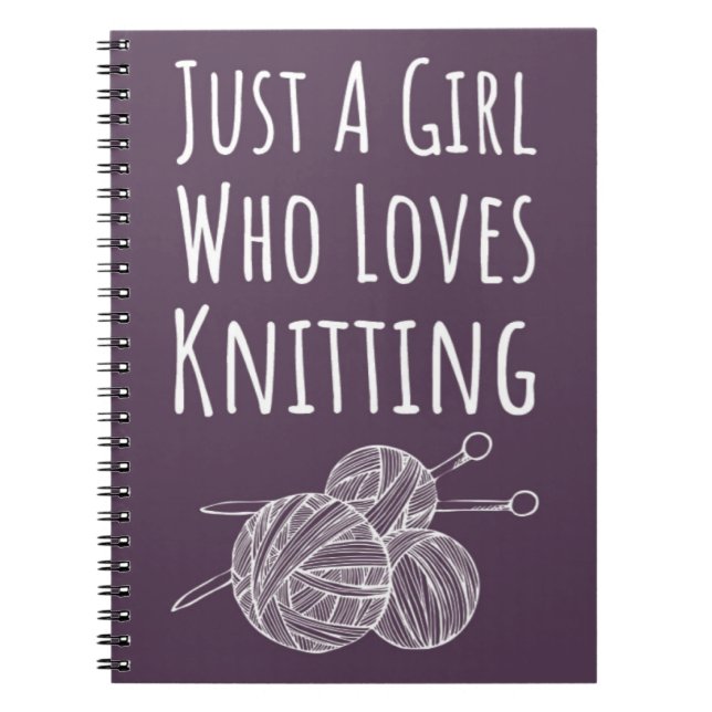 Cuaderno Cute de punto rosado regalo de punto púrpura (Frente)