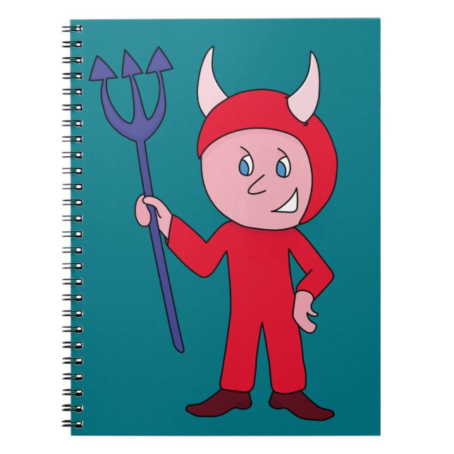 Cuaderno Cute Devil Halloween Costume (Frente)