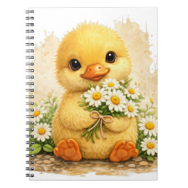 Cuaderno Cute Duck Daisy Kawaii Notebook Design