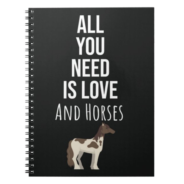 Cuaderno Cute Equine Gifts For Horse Lovers Pony Equestrian (Frente)