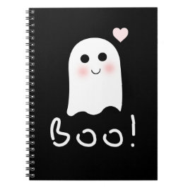 Cuaderno Cute fantasma Boo Happy Halloween