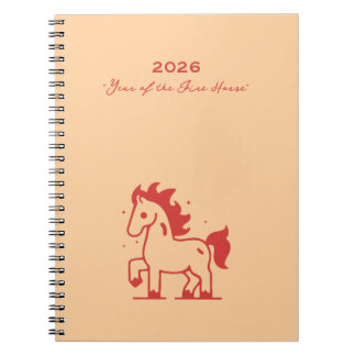 Cuaderno Cute Fire Horse