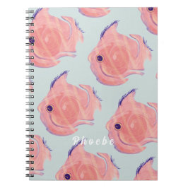 Cuaderno Cute Fish Spiral Photo Notebook