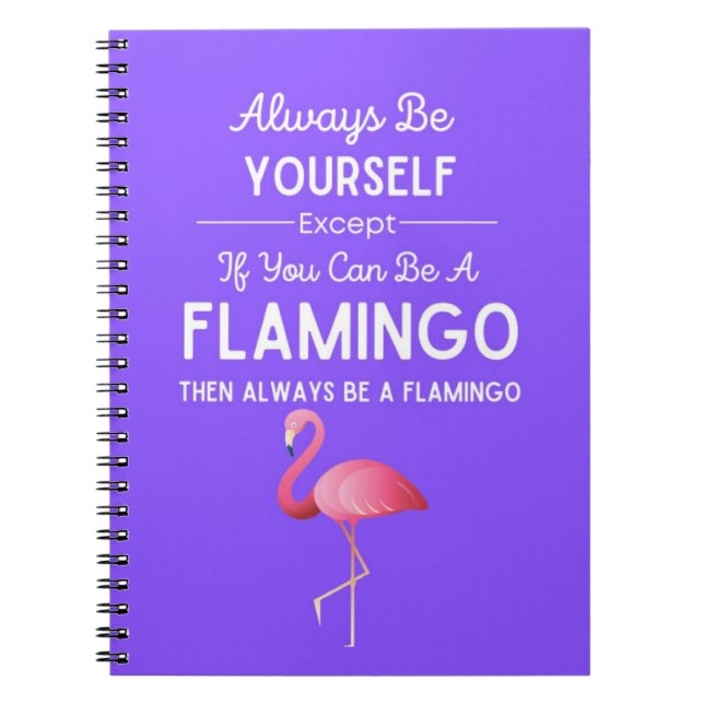 Cuaderno Cute Flamingo Gifts Bird Humor Humorous Funny (Frente)