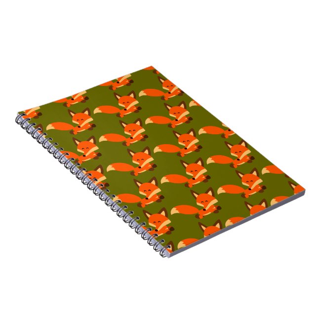 Cuaderno Cute Fleet Personalizado Fox Notebook (Lado Derecho)
