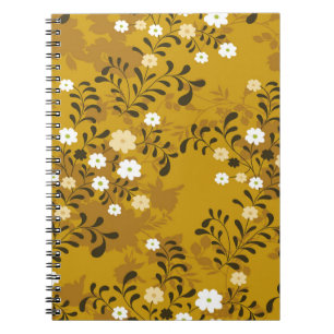 Cuaderno Cute floral seamless pattern on musterabstract,art