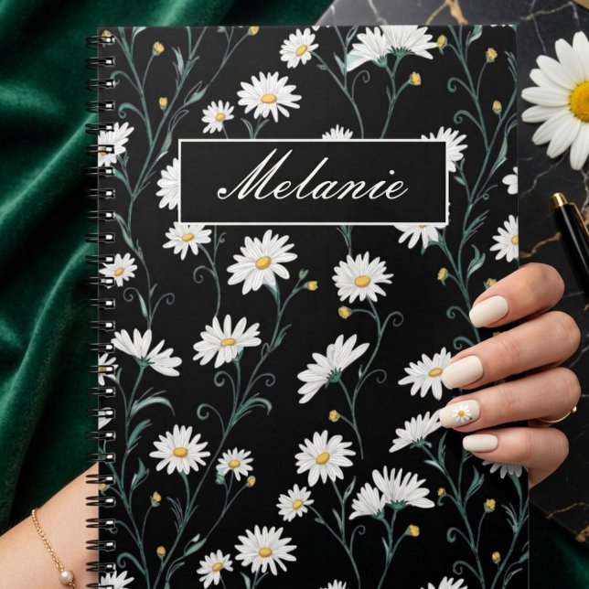 Cuaderno Cute Floral Spring Daisy Personalized (Subido por el creador)