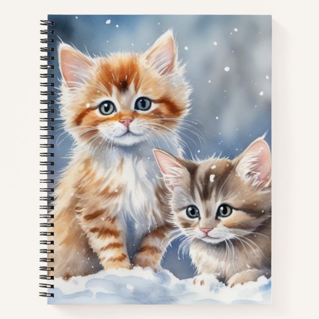 Cuaderno Cute Fluffy Kittens (Anverso)
