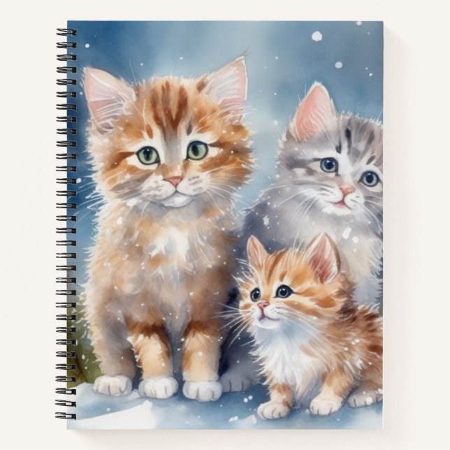 Cuaderno Cute Fluffy Kittens (Anverso)