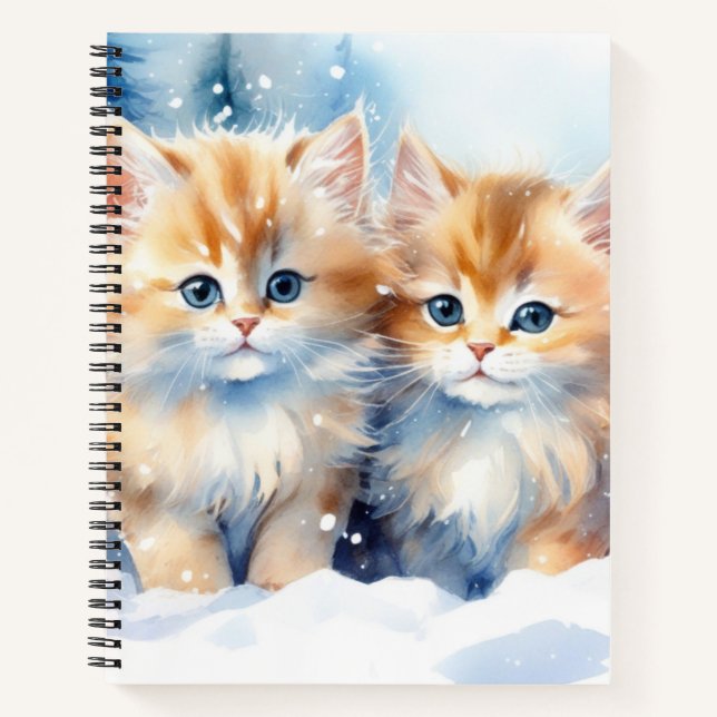 Cuaderno Cute Fluffy Kittens (Anverso)