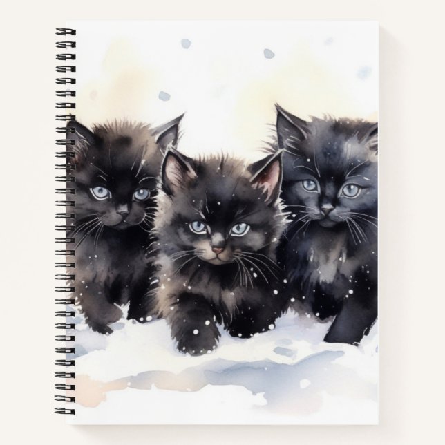 Cuaderno Cute Fluffy Kittens (Anverso)